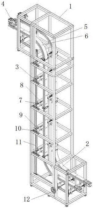 夾持提升機示意圖 夾持提升機示意圖